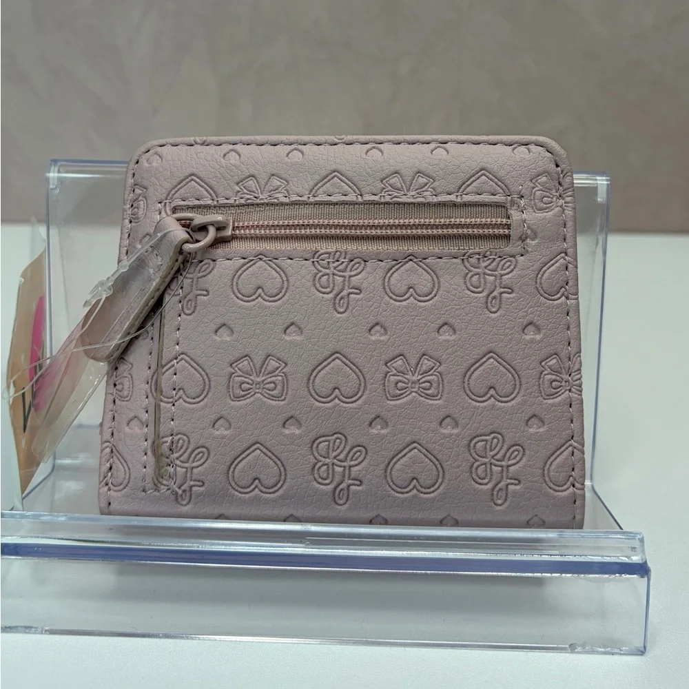 Love Betsey Blush Heart & Bow Embossed Wallet - Picture 6 of 13